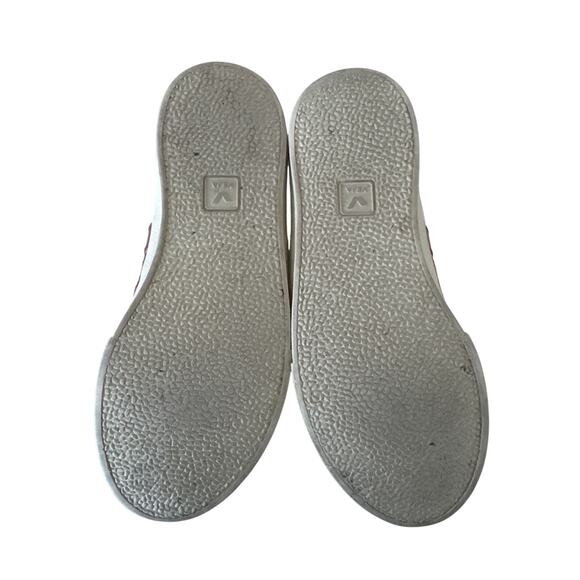 Veja Esplar White Red Leather Casual Shoes Sneakers Lace Up Women's US Size 7 - Picture 11 of 14